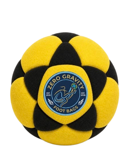 The 32-Panel Hacky Sack - Zero Gravity Foot Bagz